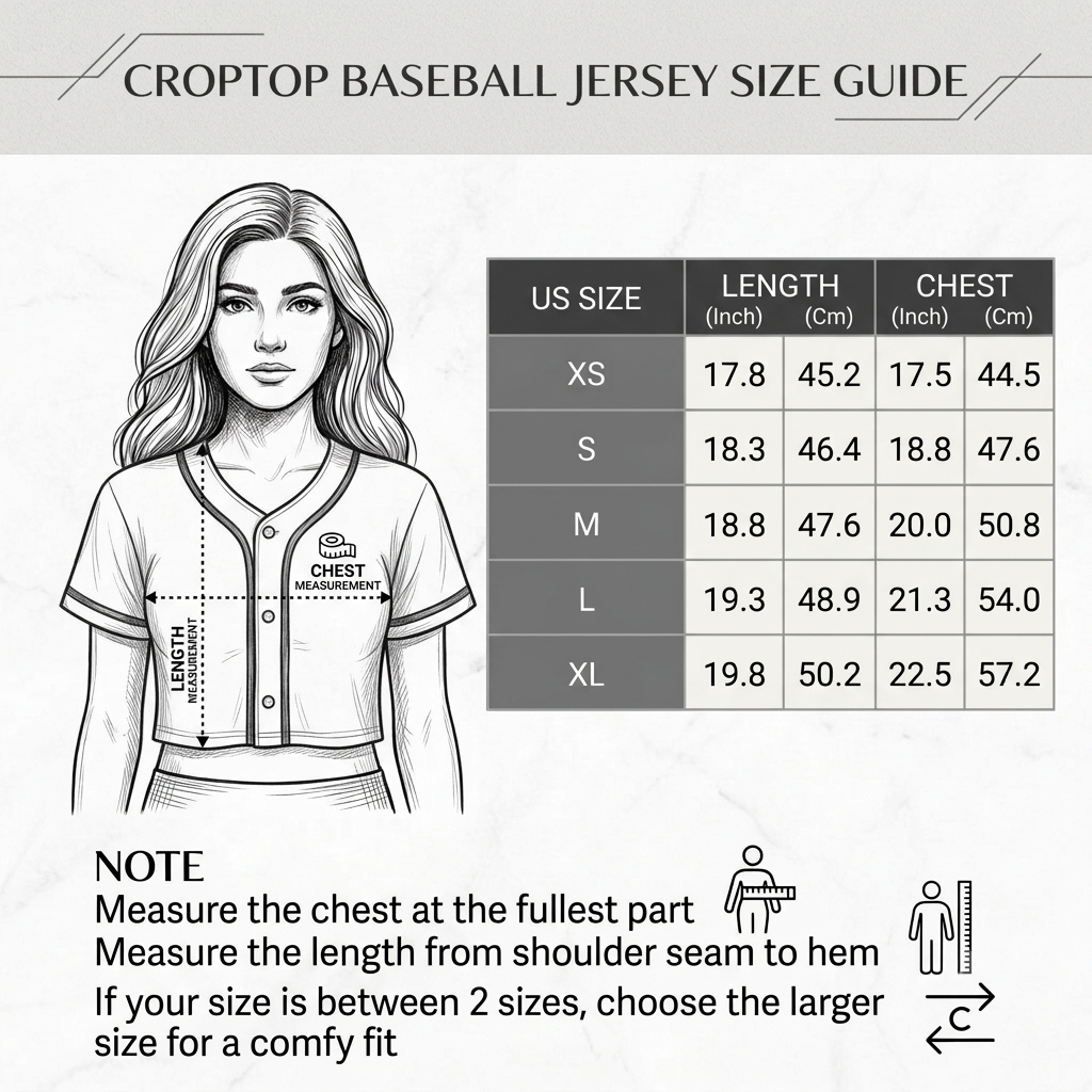 Maple Leaves Crop Top Baseball Jersey